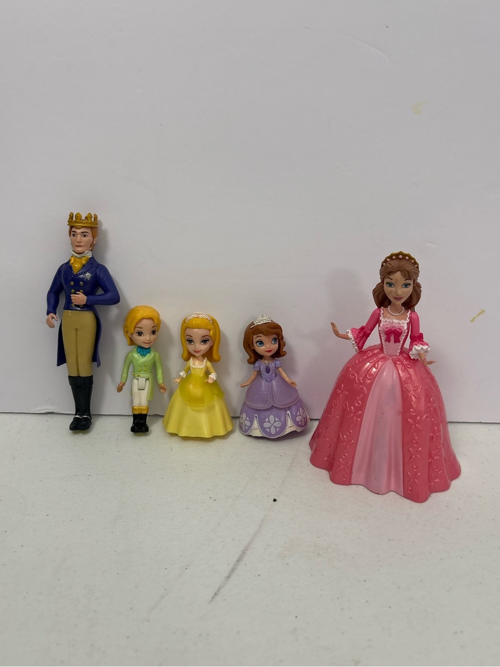 Disney Princess Mini Figures Sofia the First Friends Doll Lot of 5 Cake Topper